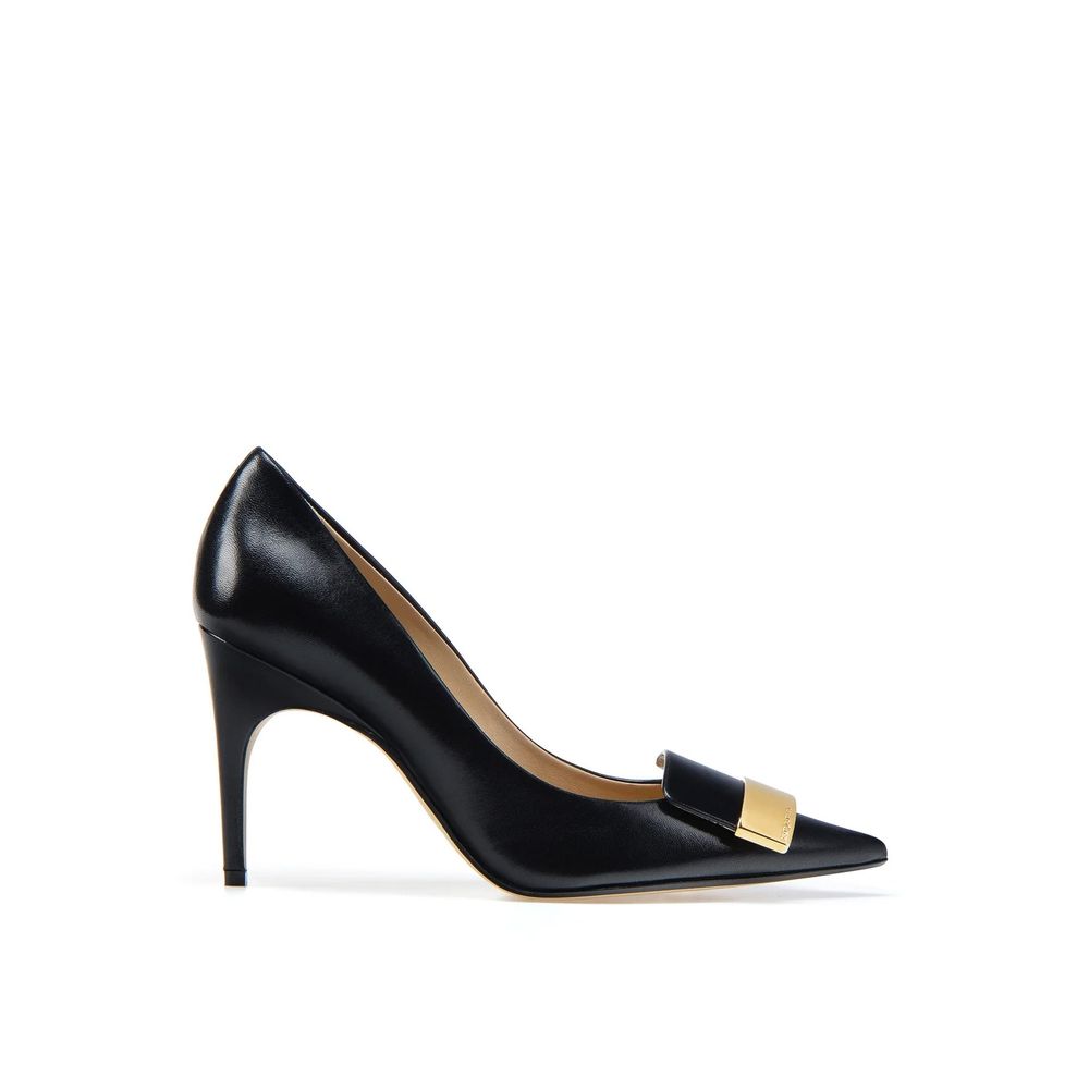 Pumps SR1 en cuir beige