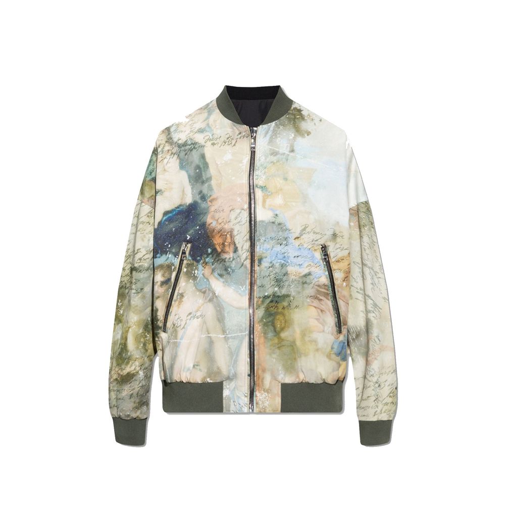 Veste réversible italienne hommes noire