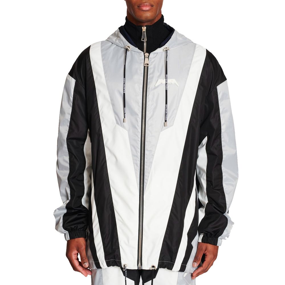 Veste Balmain Windbreaker bleue