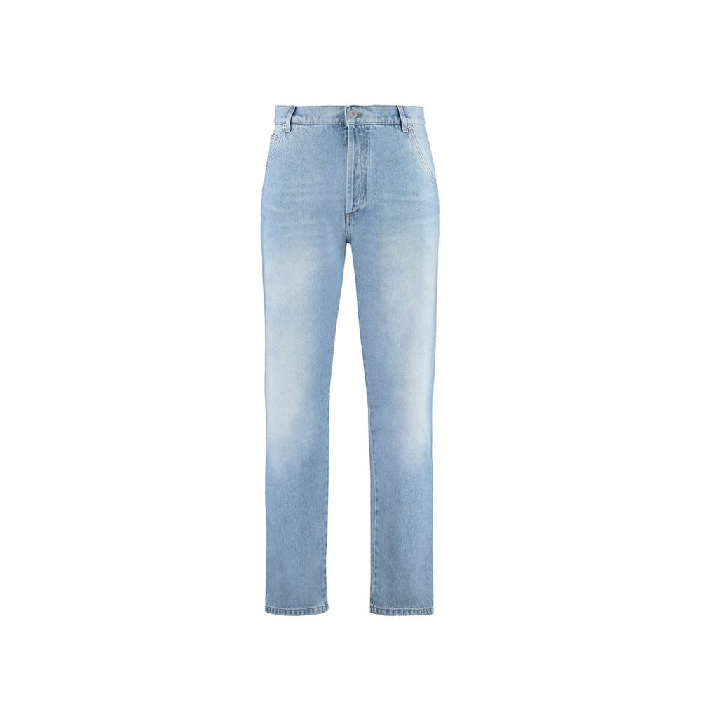 Jeans bleus cropped bleus