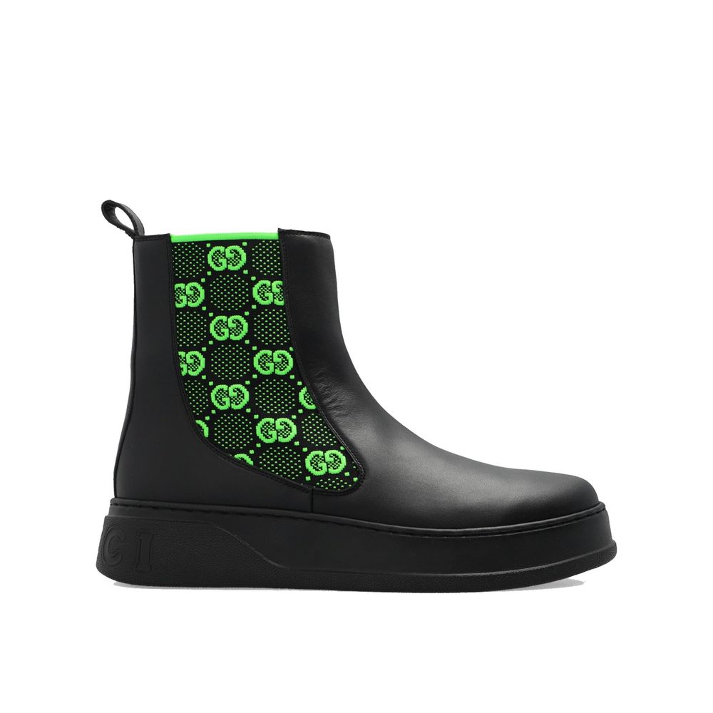 Bottines GG cuir noires