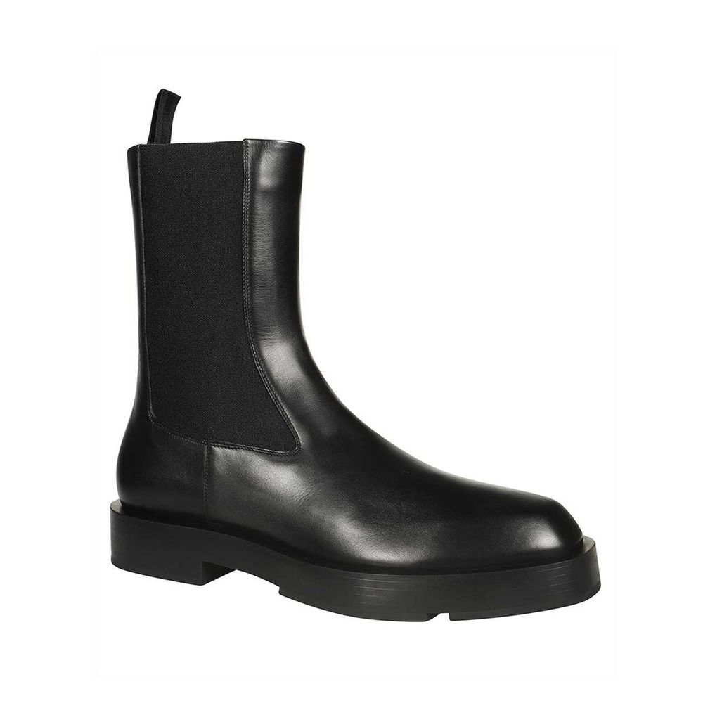 Bottines Chelsea en cuir marron