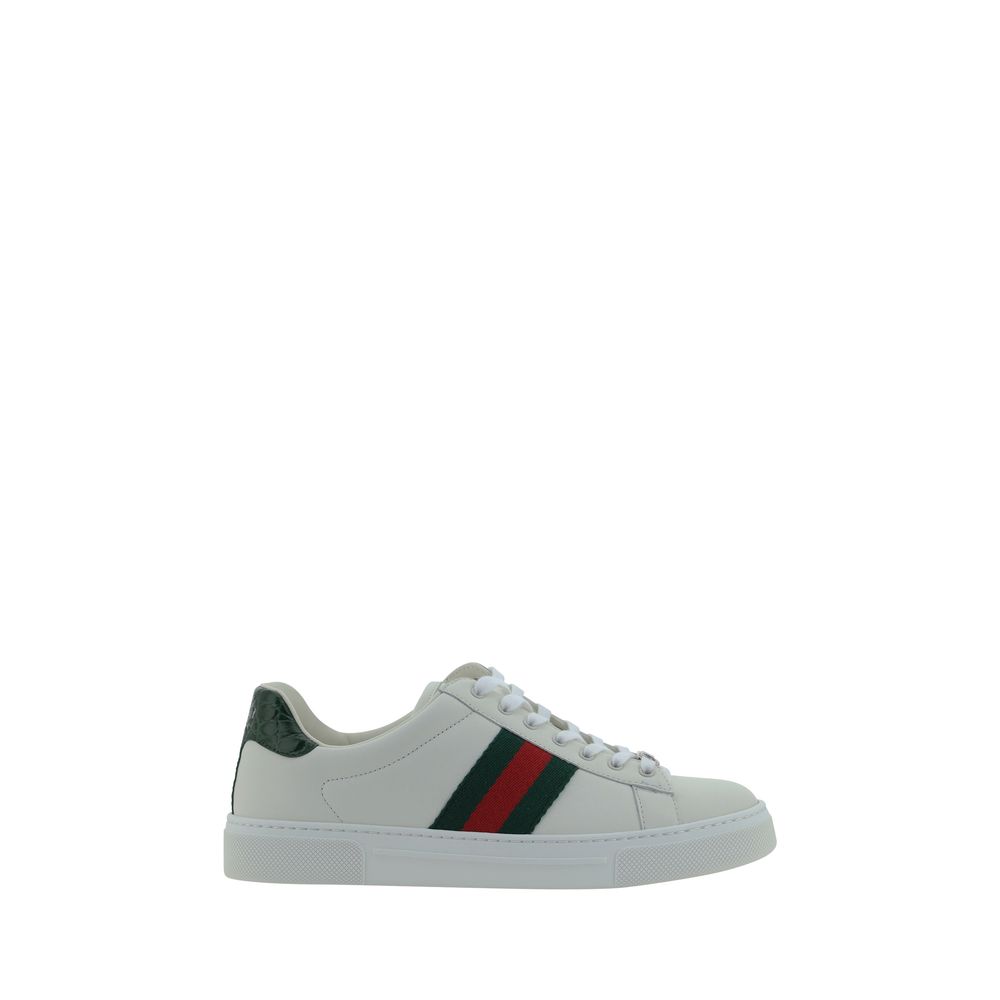 Baskets Gucci iconiques blanches