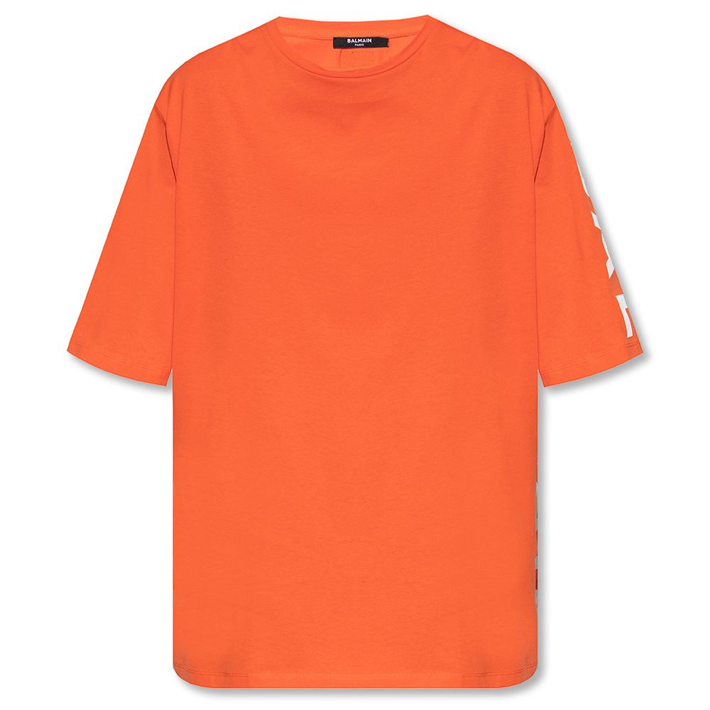 T-shirt Balmain avec logo orange