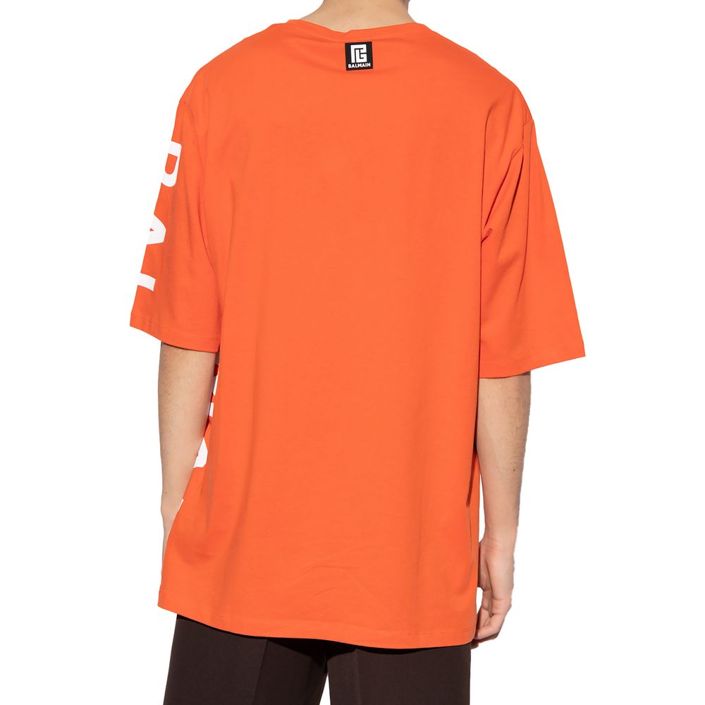 T-shirt Balmain avec logo orange