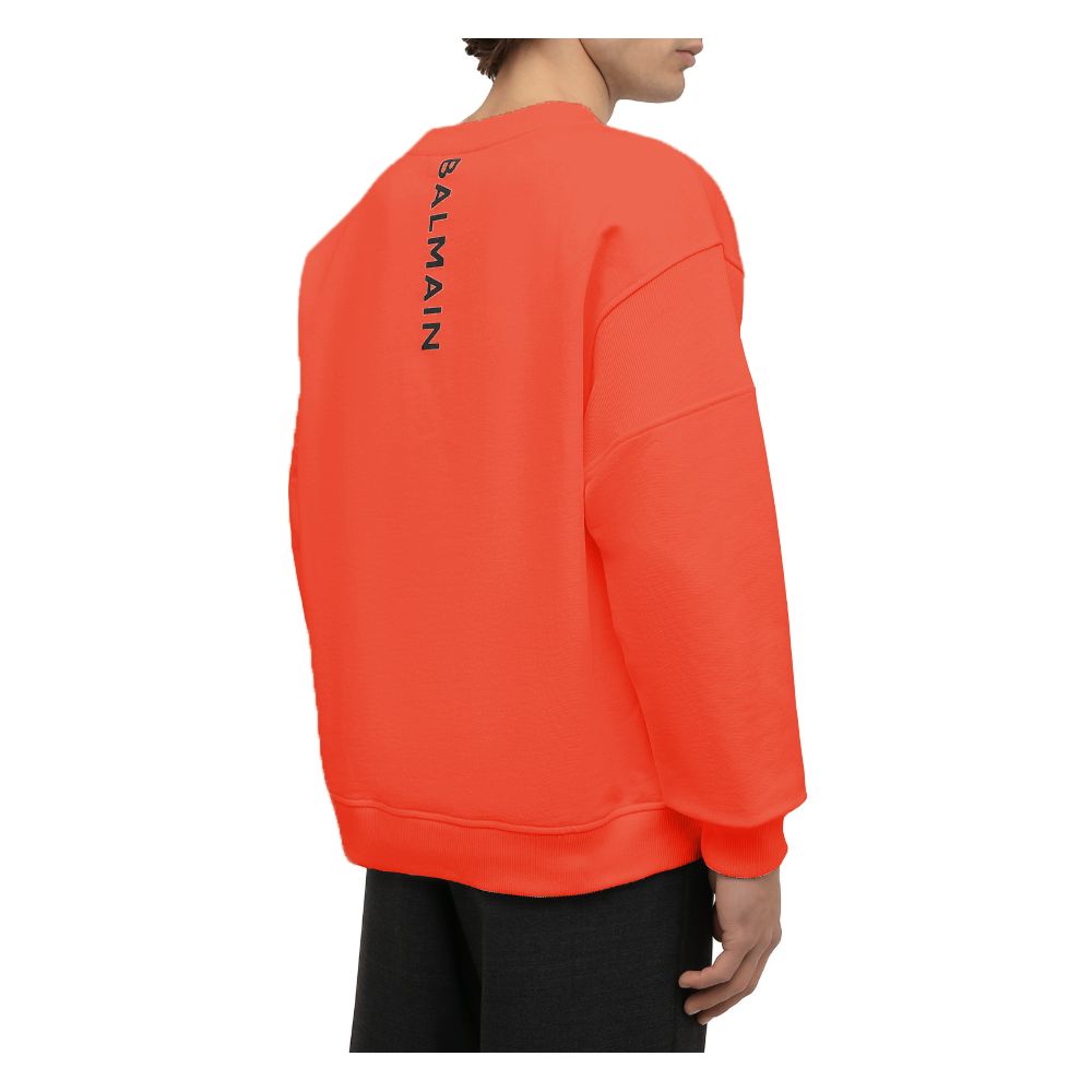 Sweatshirt Balmain logo orange