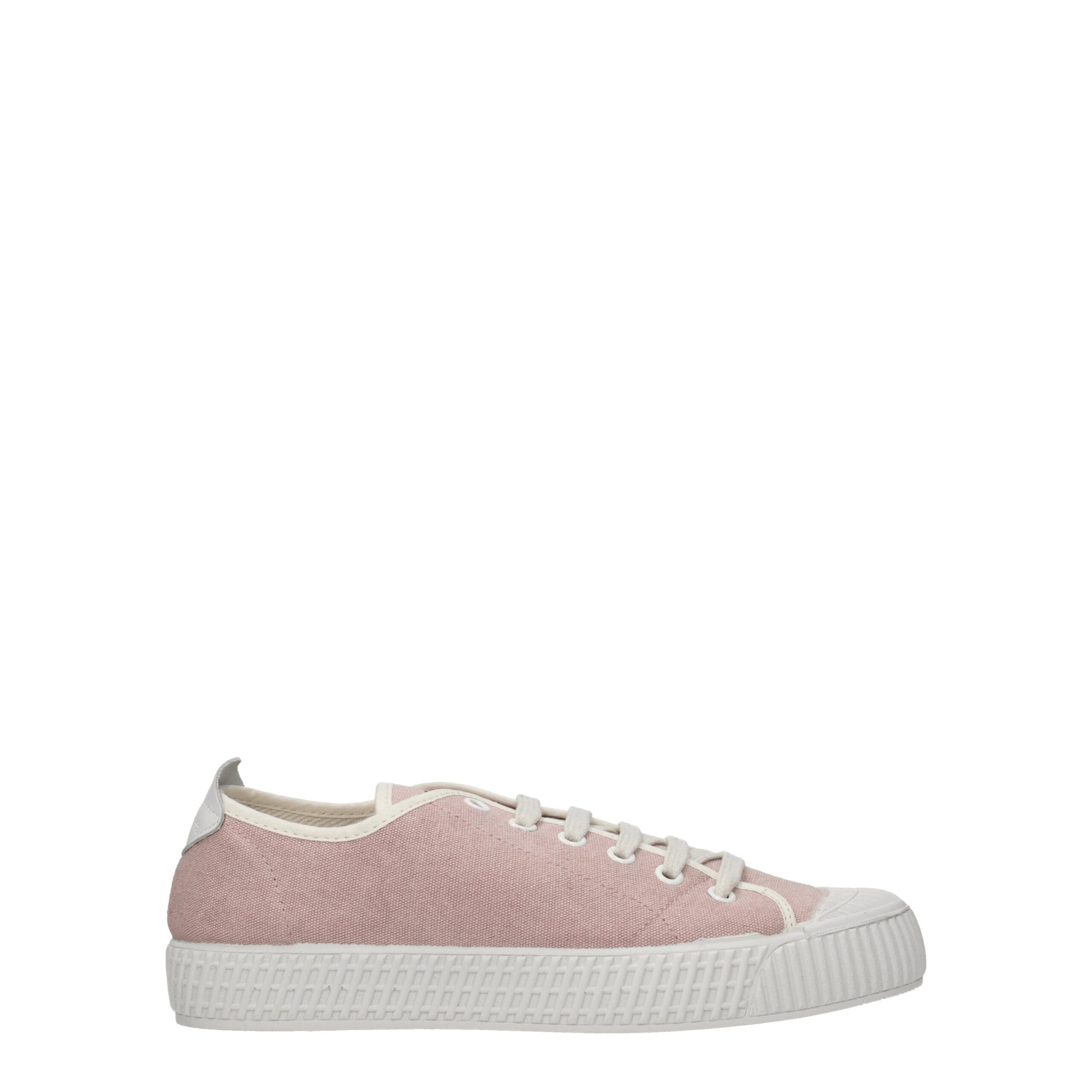 Baskets Car Shoe en cuir roses