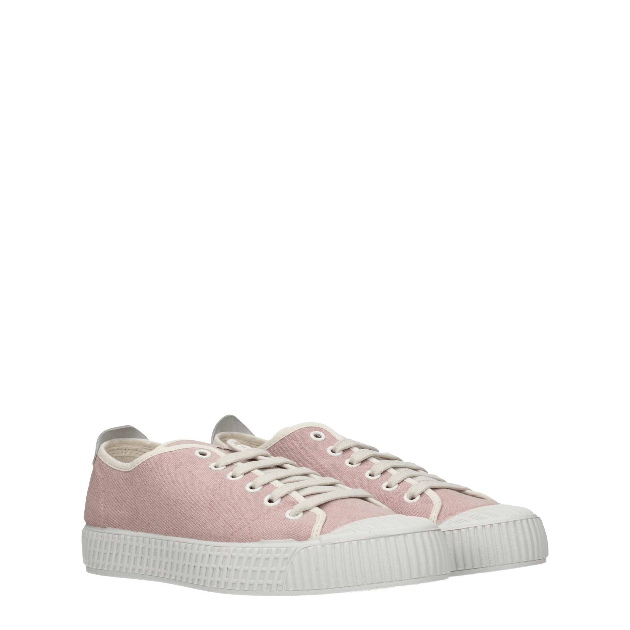 Baskets Car Shoe en cuir roses