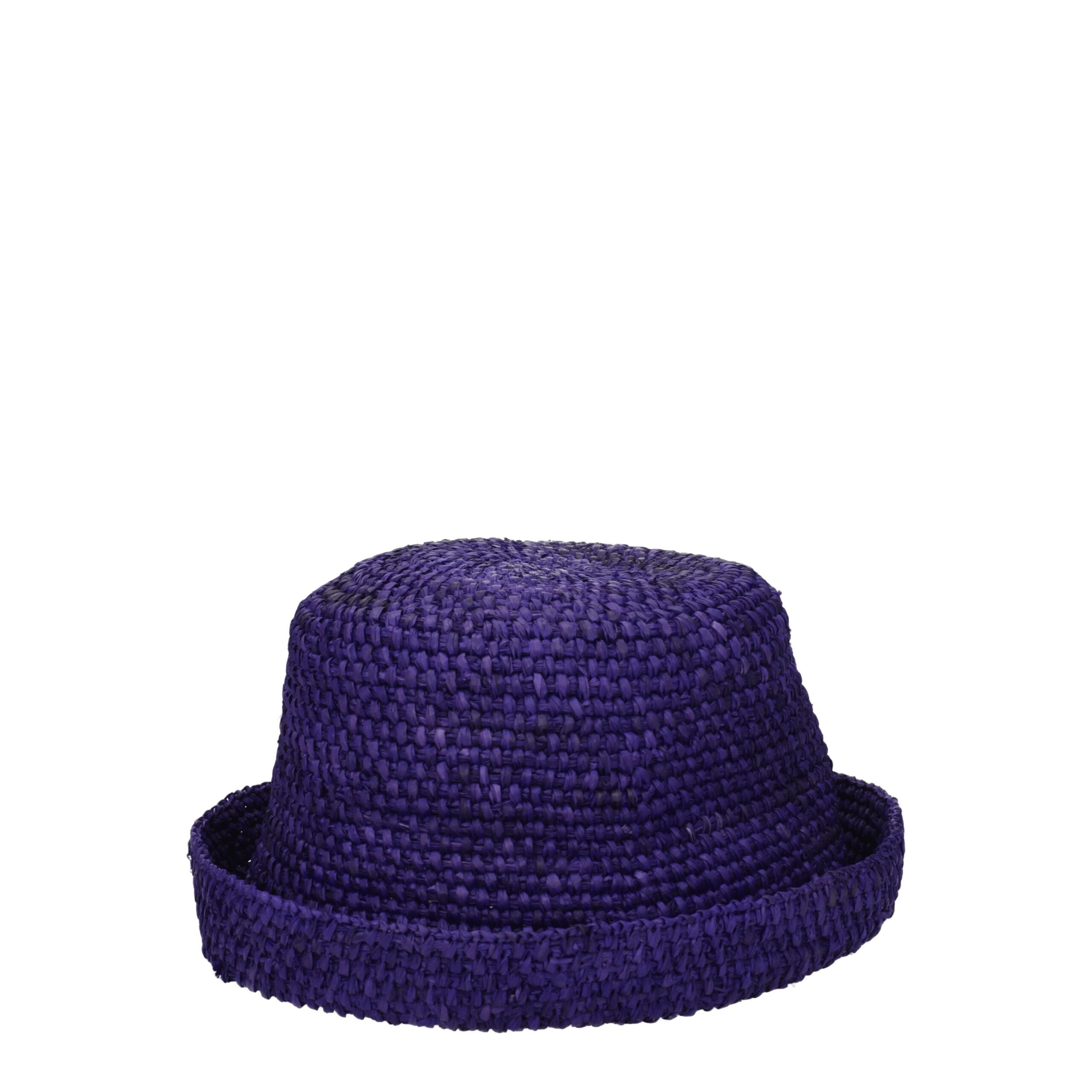 Chapeaux Jacquemus raffia violets