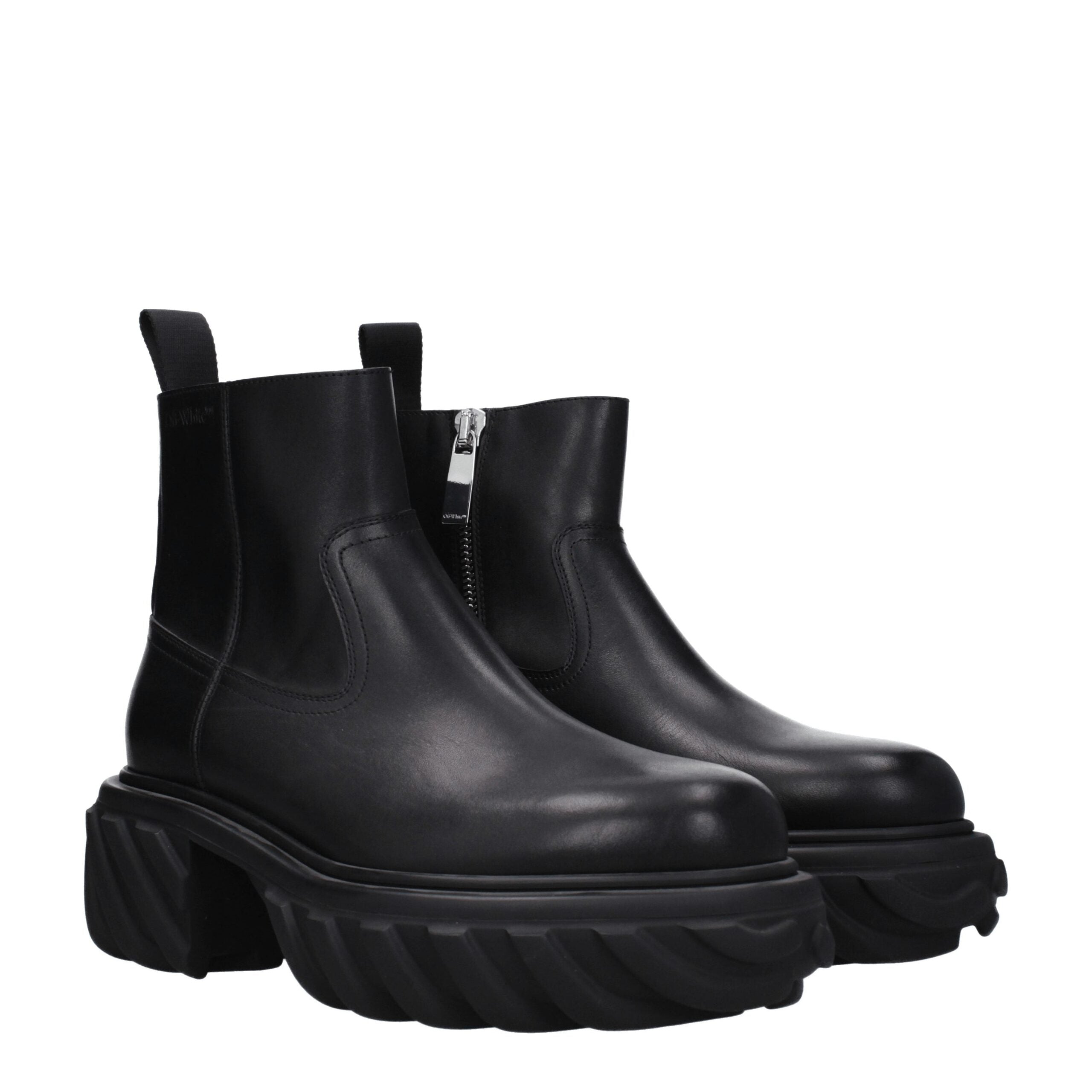Bottines Off-White noires