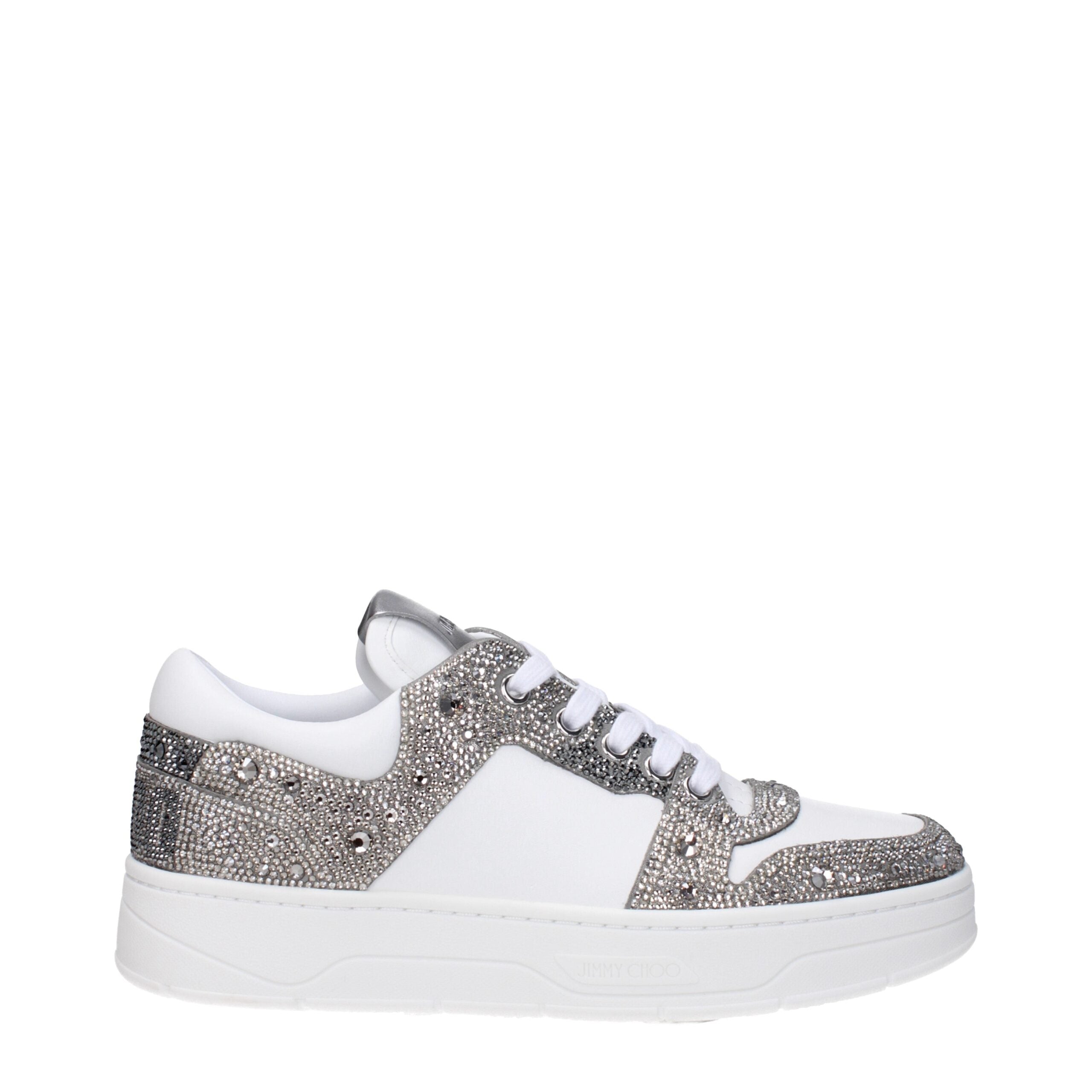 Baskets Jimmy Choo Florent blanches