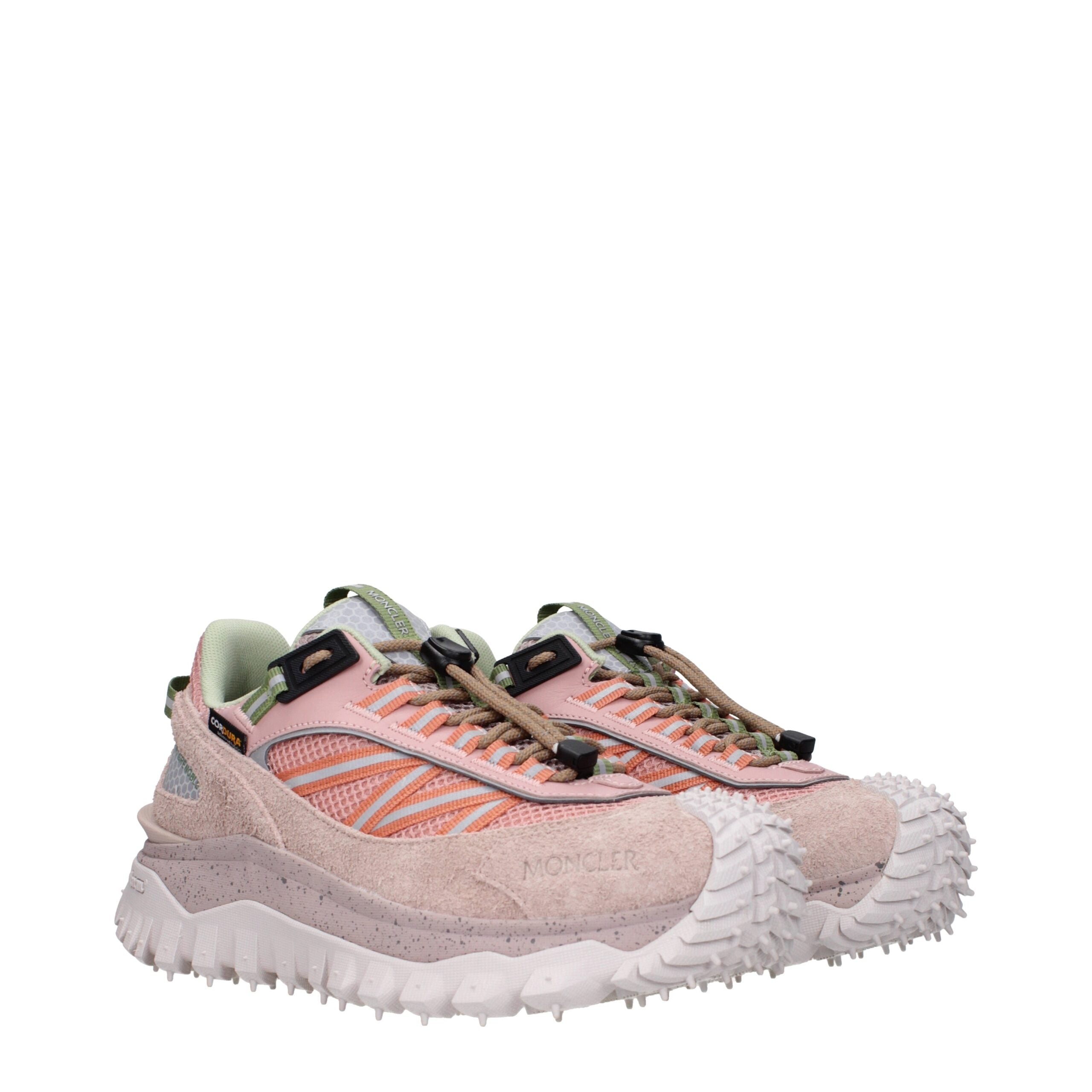 Baskets Moncler roses