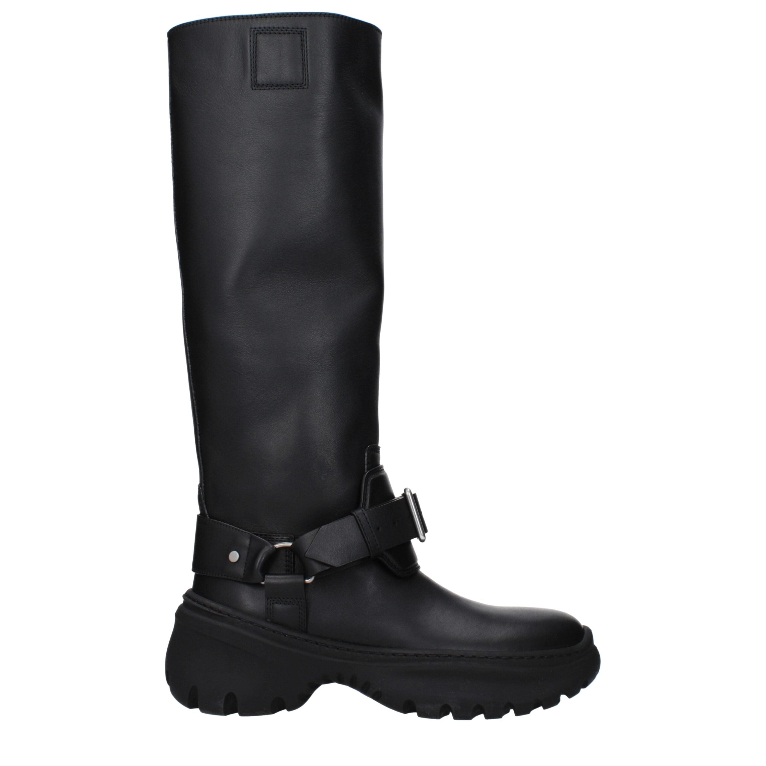 Bottines Burberry en cuir noires