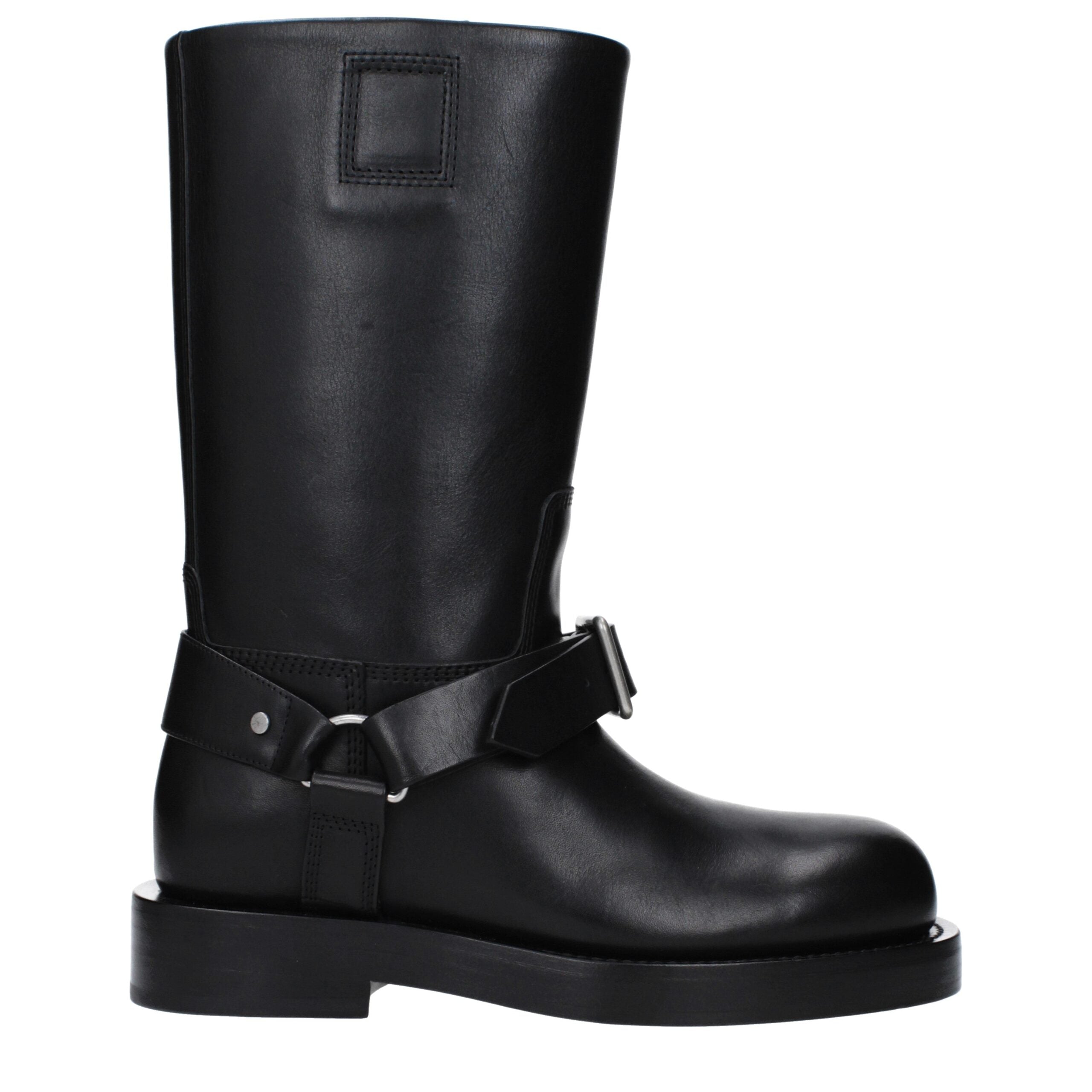 Bottines Burberry en cuir noires