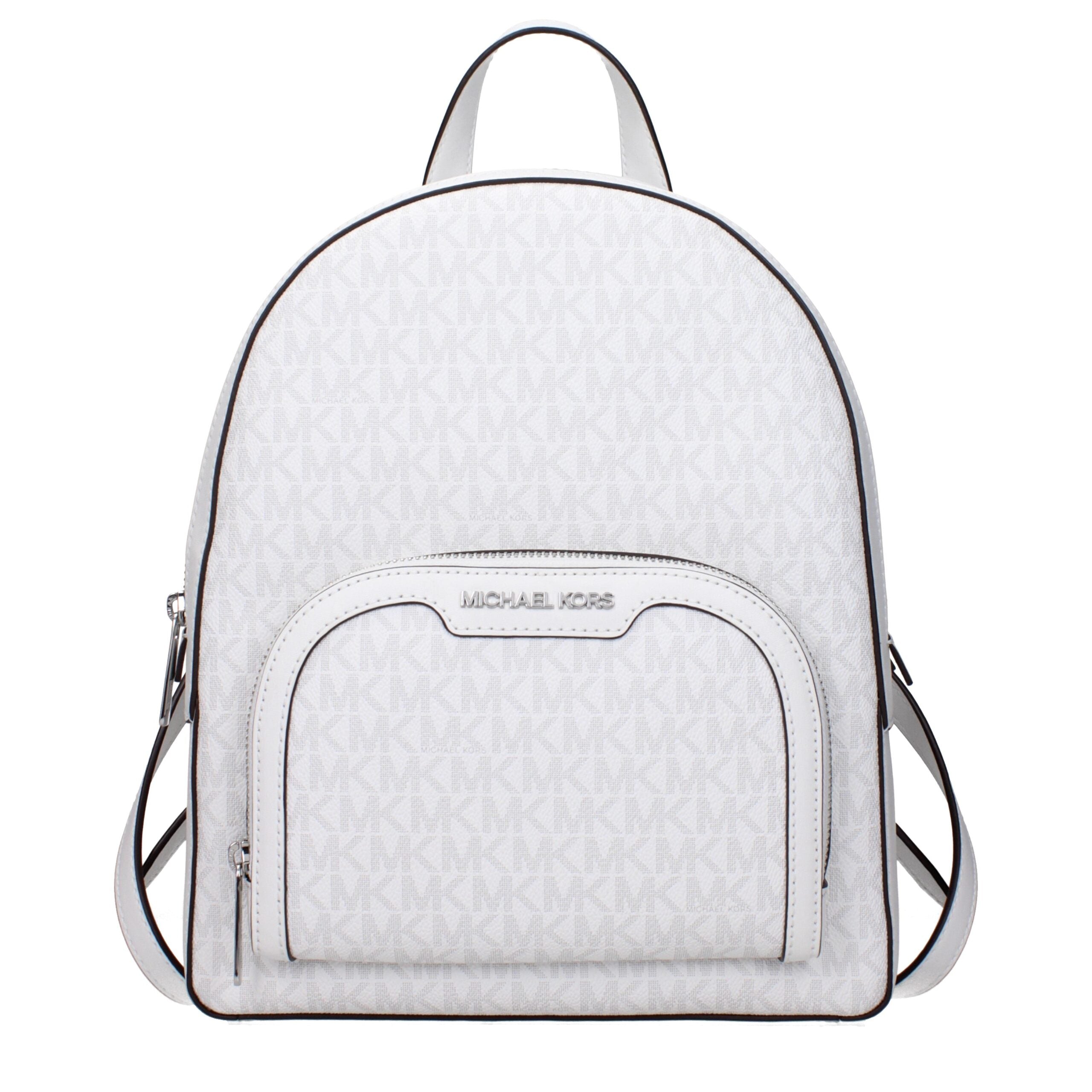 White Fabric Backpacks