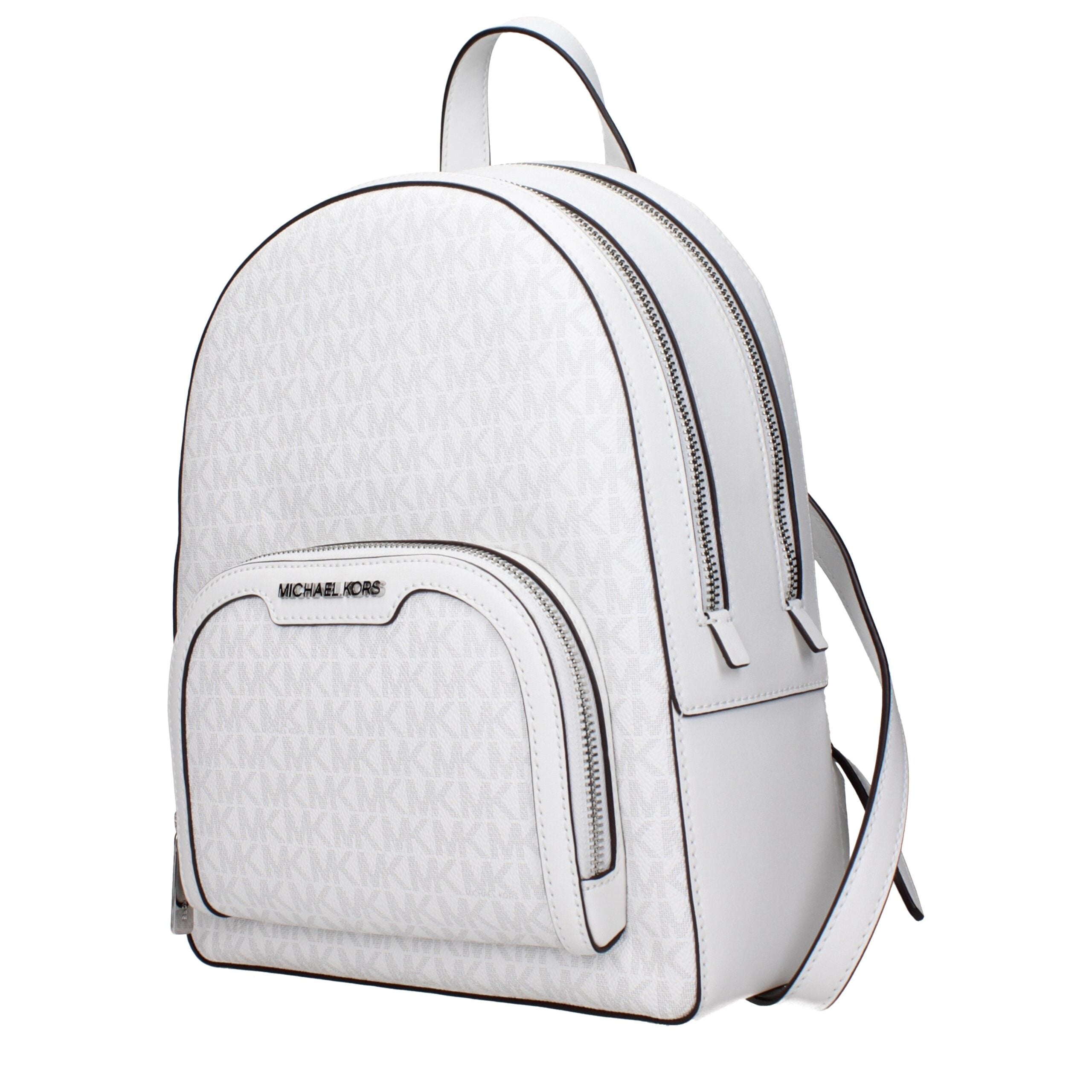 White Fabric Backpacks