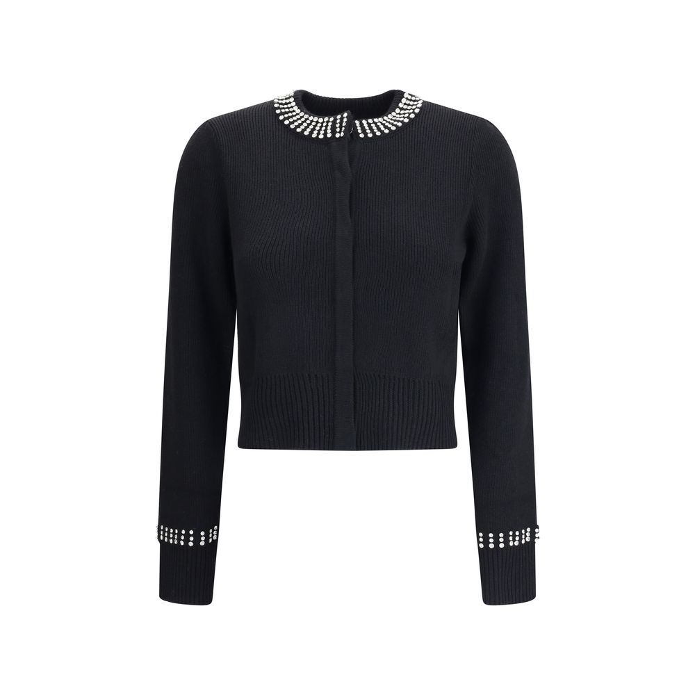 Cardigan Pinko Rhinestone noir
