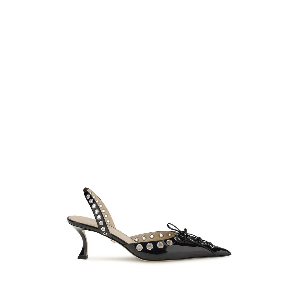 Pumps Mach&Mach studded noires
