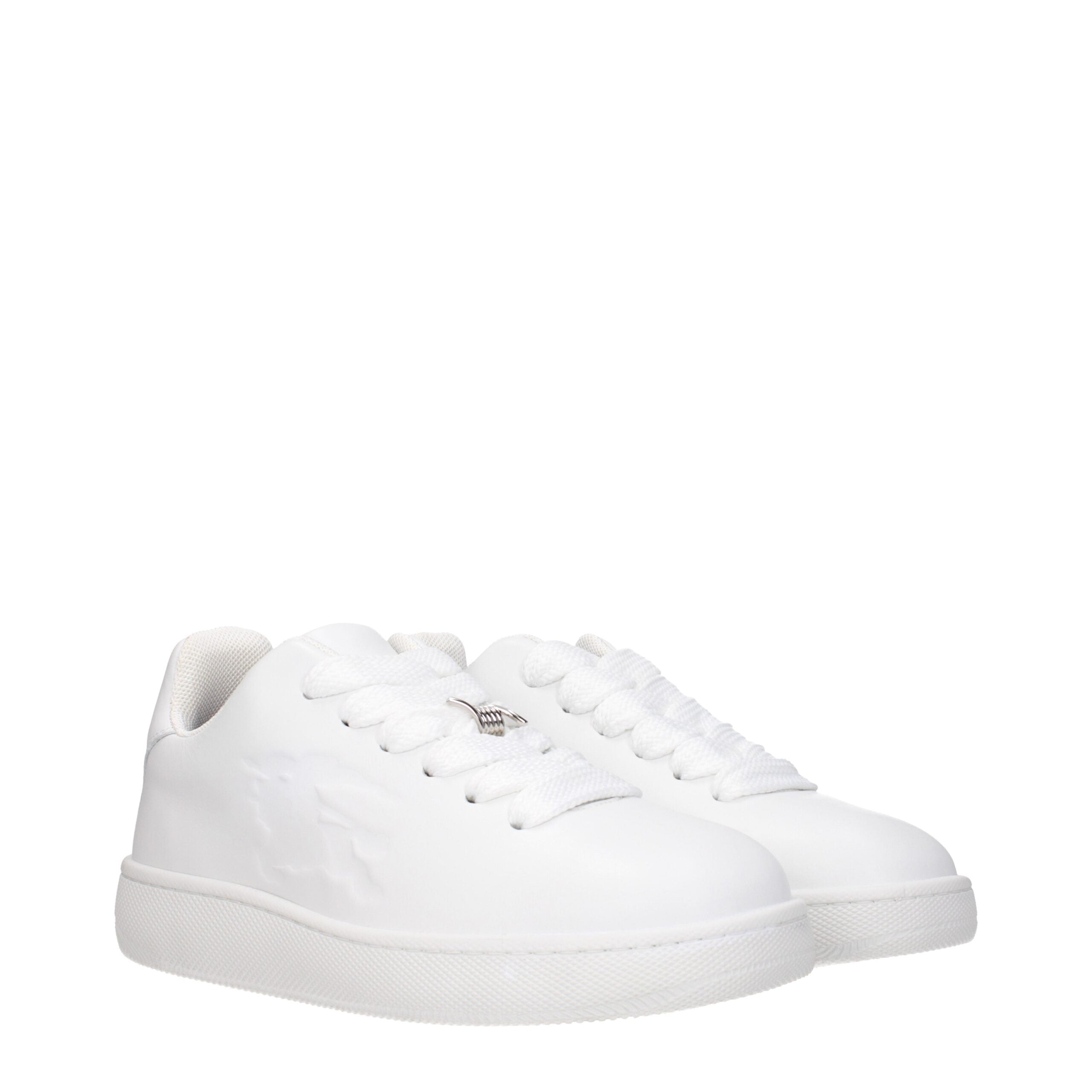 Baskets Burberry blanches