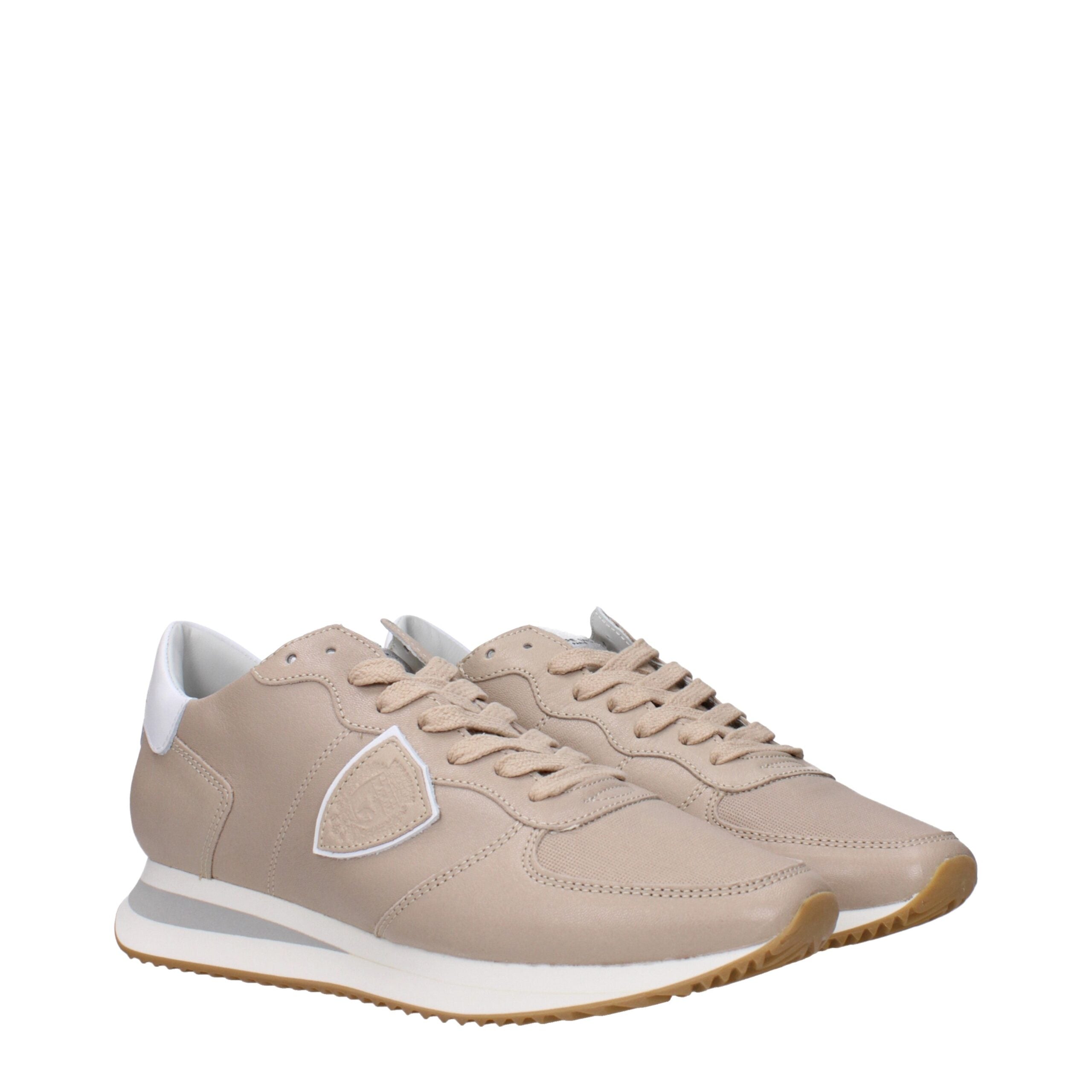 Baskets Philippe Model TZLD beiges