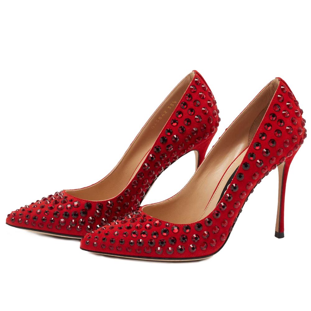 Pompes Sergio Rossi décolleté rouges