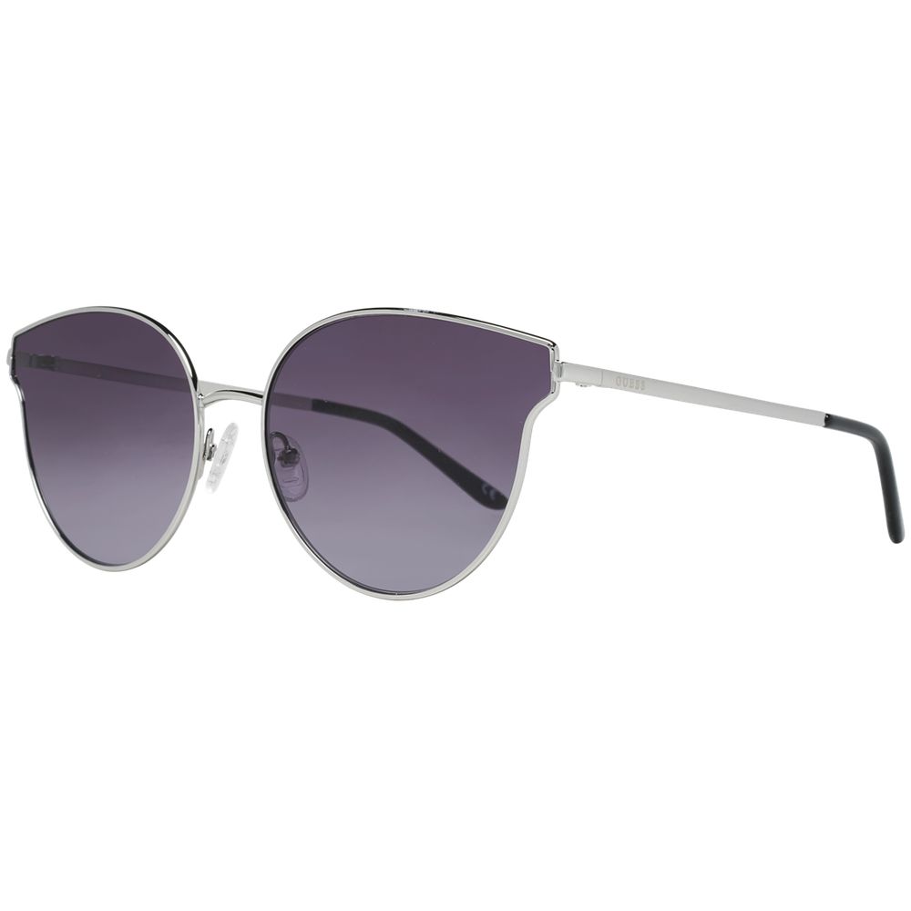 Lunettes de soleil argentées grises