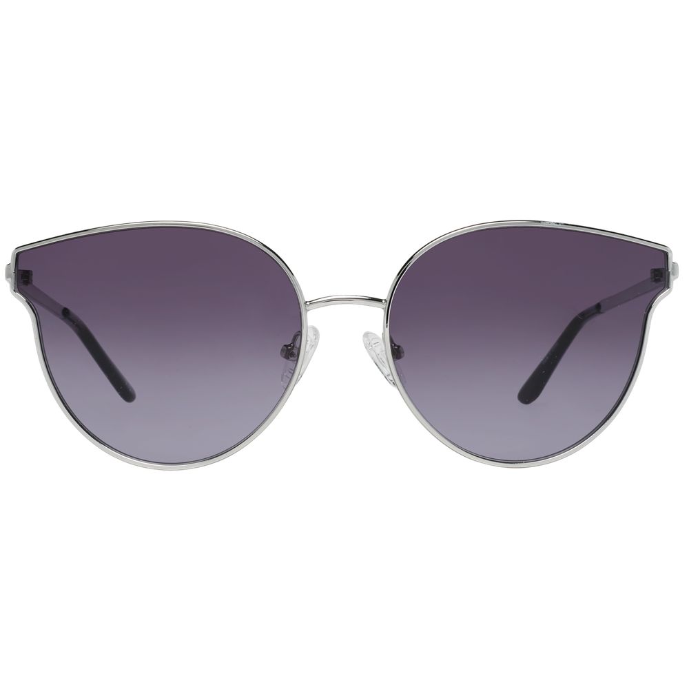 Lunettes de soleil argentées grises