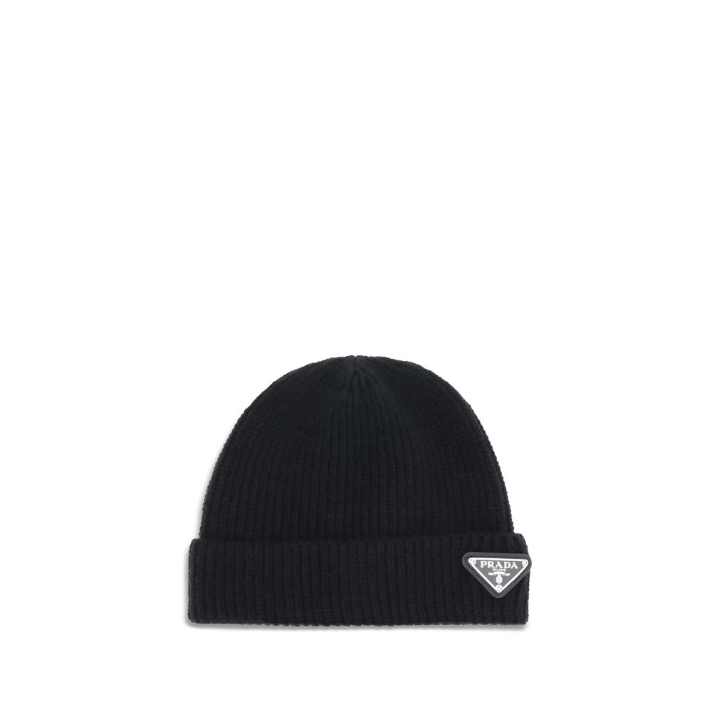 Bonnet Prada avec logo noir