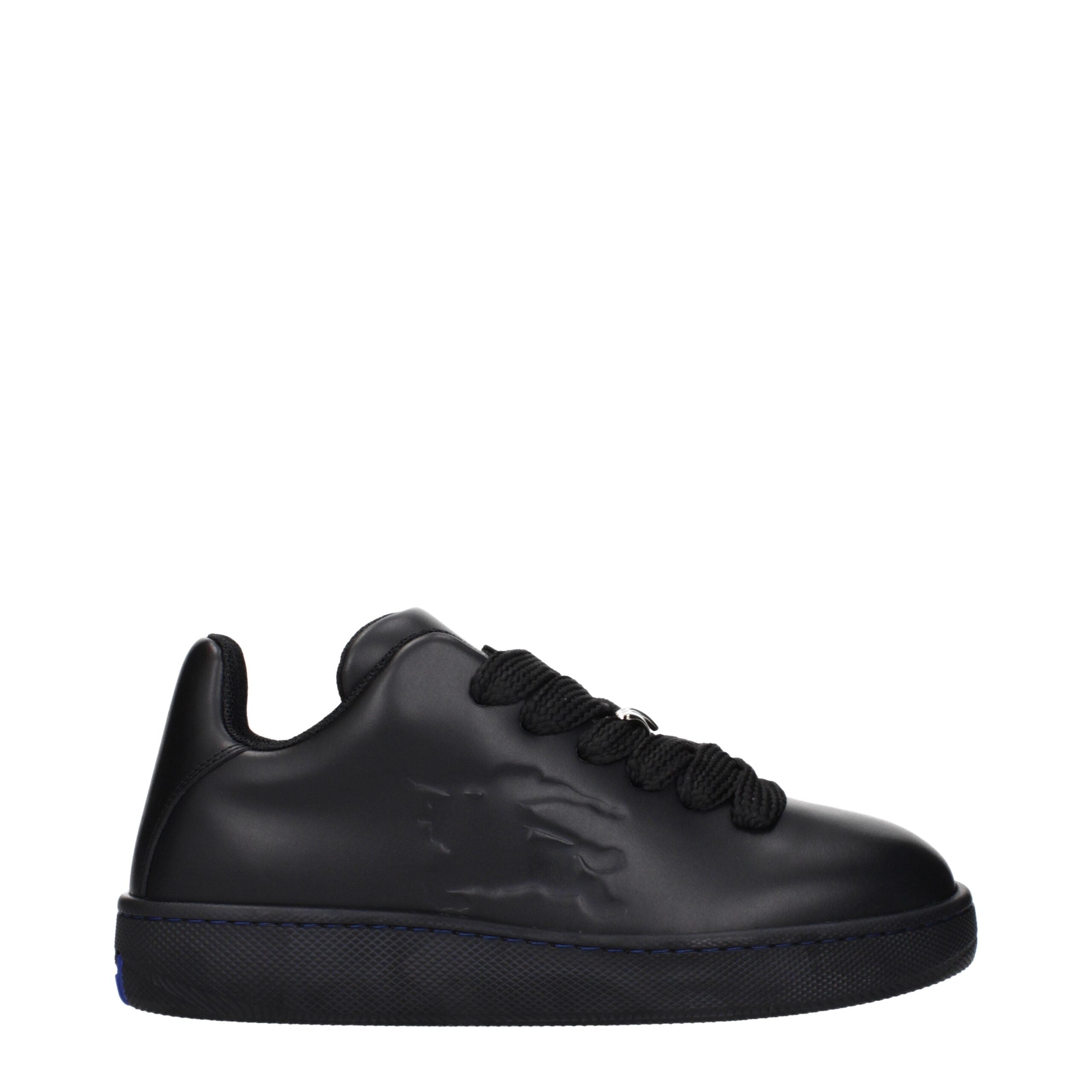 Baskets Burberry en cuir noires