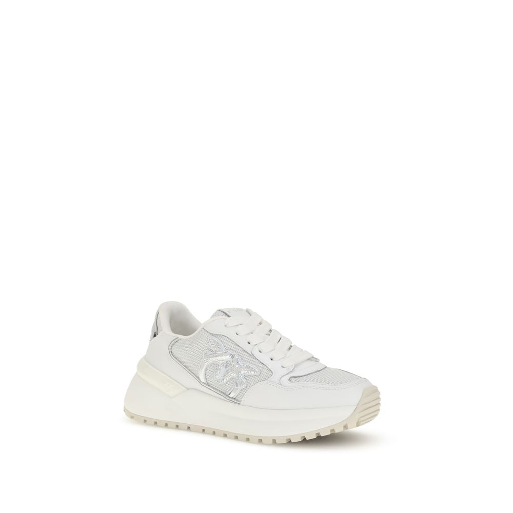 Baskets Pinko avec détails miroir roses