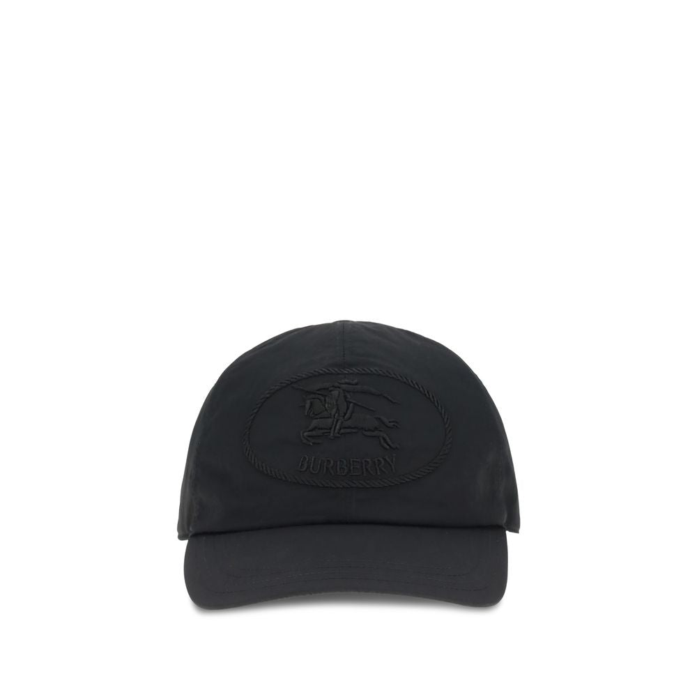 Casquette Burberry Knight Stamp noire