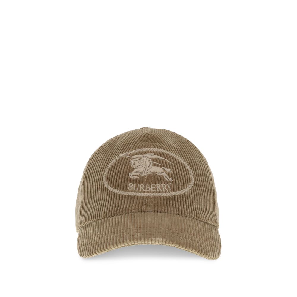 Casquette Burberry corduroy grise